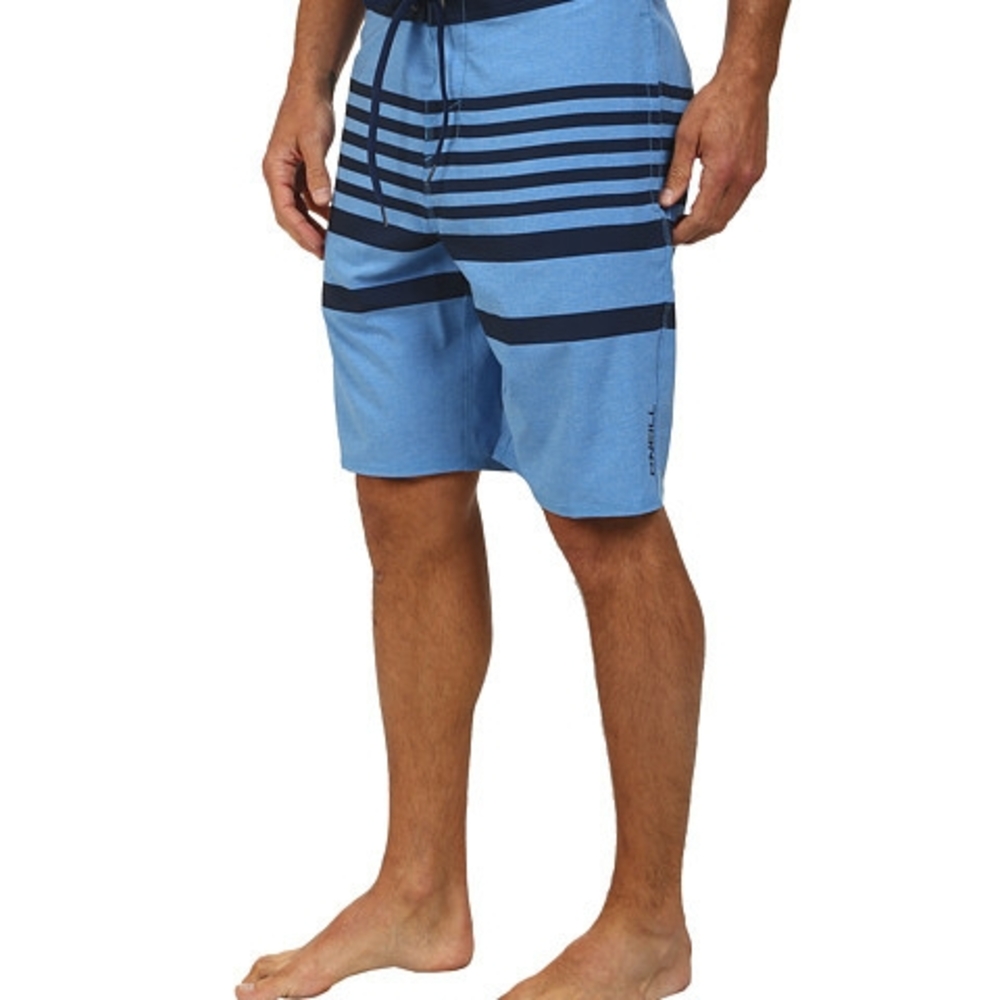O'Neill Navy and Light Blue Board Shorts - Picture 2 of 7
